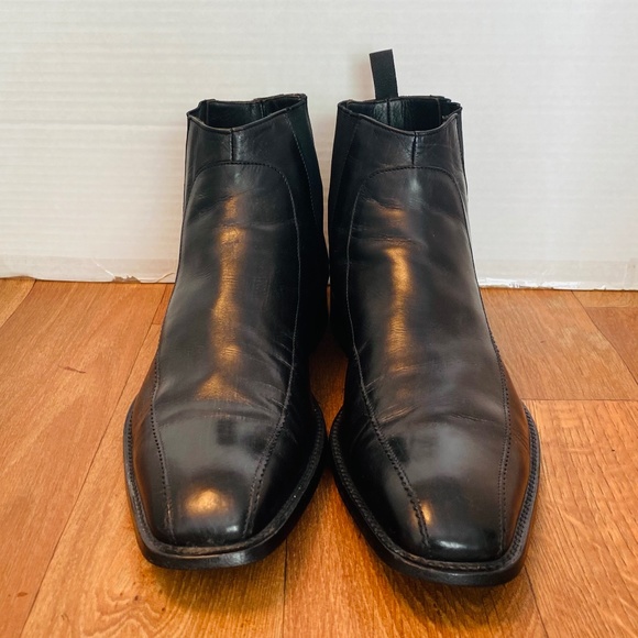 Too Boot NY., Mens Black Chelsea Boots, 9. main image 7